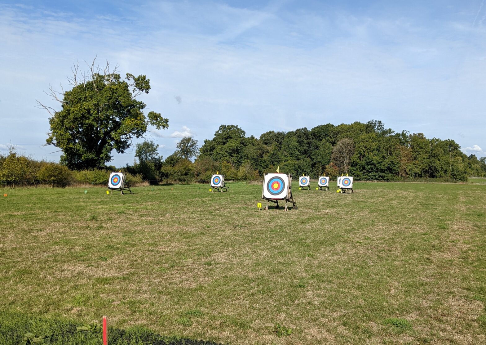 We are lucky enough to have the benefit of dedicated archery field
